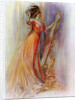 Woman admiring herself in a mirror by Hubner & Wilson