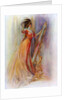 Woman admiring herself in a mirror by Hubner & Wilson