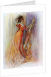 Woman admiring herself in a mirror by Hubner & Wilson