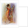 Woman admiring herself in a mirror by Hubner & Wilson