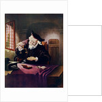 The Gold Weigher by Saloman Koninck