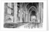 Interior of Bristol Cathedral by W Gilliard