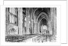 Interior of Bristol Cathedral by W Gilliard