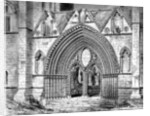 Western doorway of Elgin Cathedral, Elgin, Moray, Scotland by Anonymous