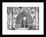 Western doorway of Elgin Cathedral, Elgin, Moray, Scotland by Anonymous