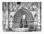 Western doorway of Elgin Cathedral, Elgin, Moray, Scotland by Anonymous