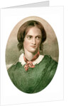 Charlotte Bronte (1816-1855), English novelist by Anonymous