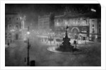 Piccadilly Circus, London, at night by Charles F Borup