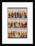 An illustrated timeline by Anonymous