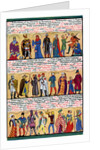 An illustrated timeline by Anonymous