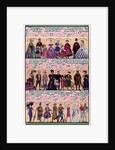 An illustrated timeline by Anonymous