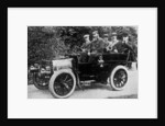Five men sitting in a motor car by Anonymous