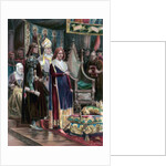 The investiture of Edward III with the Pallium, Westminster, Candlemas Day by Anonymous