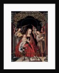 The Madonna and Child with Angels by Adriaen Isenbrandt