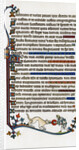 Page of decorated text by Anonymous
