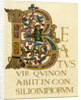 Initial letter 'B', 980-1000 AD by Anonymous