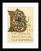 Initial letter 'B', 980-1000 AD by Anonymous