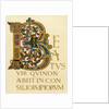 Initial letter 'B', 980-1000 AD by Anonymous