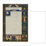 Text page with portraits of Francesco Sforza by Anonymous