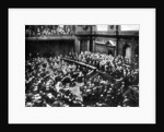 A typical sitting of the Reichstag, Parliament of the German Republic by Anonymous