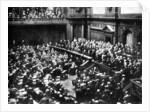 A typical sitting of the Reichstag, Parliament of the German Republic by Anonymous