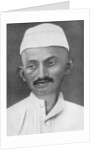 Mohandas Karamchand Gandhi (1869-1948), Indian nationalist leader by Anonymous