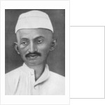 Mohandas Karamchand Gandhi (1869-1948), Indian nationalist leader by Anonymous