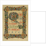 Illuminated initial 'Q' by Anonymous