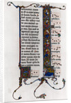 Tree of Jesse in initial letter 'I' by Anonymous