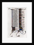 Tree of Jesse in initial letter 'I' by Anonymous