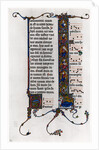 Tree of Jesse in initial letter 'I' by Anonymous