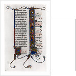 Tree of Jesse in initial letter 'I' by Anonymous