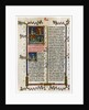 Text page with biblical scenes by Anonymous