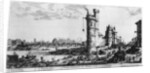 Vue Ancienne de Paris by Jacques Callot