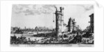 Vue Ancienne de Paris by Jacques Callot