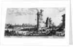 Vue Ancienne de Paris by Jacques Callot