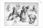 Diverse Figures by François Boucher