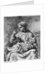 La Bouillie by Jean Francois Millet