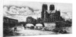 L'Abside by Charles Meryon