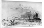 Canal pres Rotterdam by Johan Barthold Jongkind