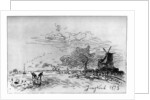 Canal pres Rotterdam by Johan Barthold Jongkind