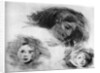 'Rough sketch by Eugene Carriere