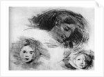 'Rough sketch by Eugene Carriere
