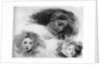 'Rough sketch by Eugene Carriere