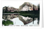 Mounts Rundle and Tunnel, Banff, Alberta, Canada by Cavenders Ltd