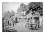 Lakkar Bazaar, with the Hindustan and the Tibet road, Simla, India by Anonymous
