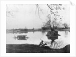 Jhelum river, Shadipur, Kashmir, India by F Bremner