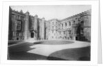 The courtyard, Durham Castle, England by Anonymous