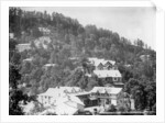 'Elysium Hotel, houses on the nothern slopes of Jakko', Shimla, India by Anonymous