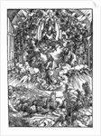 Scene from the Apocalypse, St John before God the Father and the Twenty-Four Elders by Albrecht Dürer